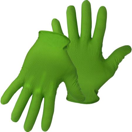 Boss ® General Grade 6 Mil Disposable Nitrile Gloves, Lightly Textured, - La 1UH0066NL